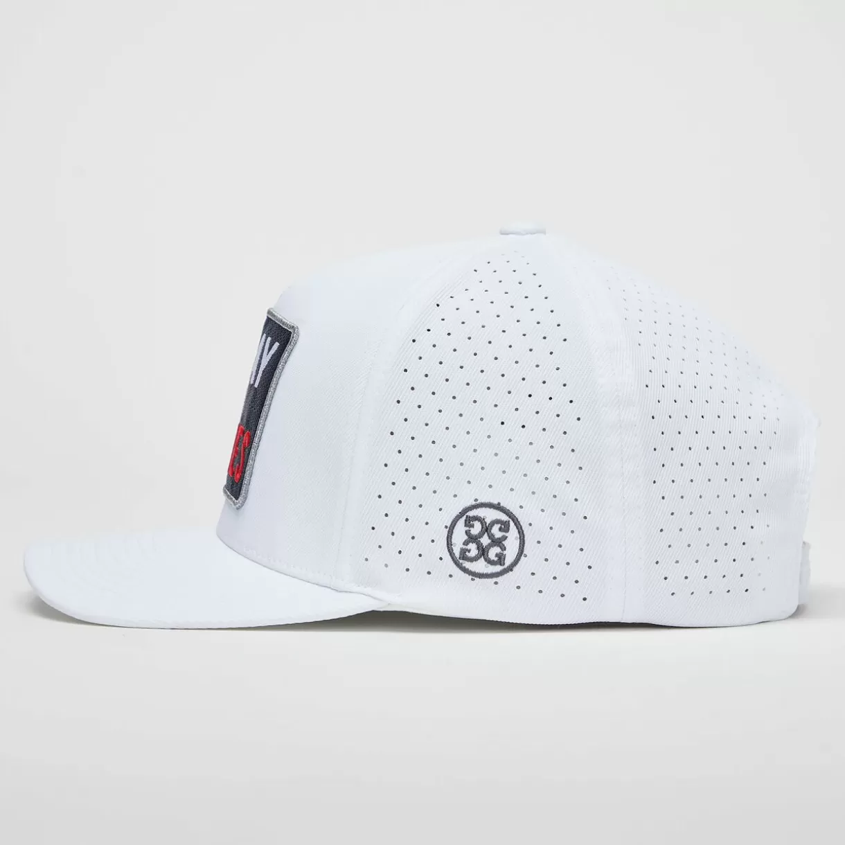 G/FORE Pray For Birdies Stretch Twill Perforated Snapback Hat- Hats