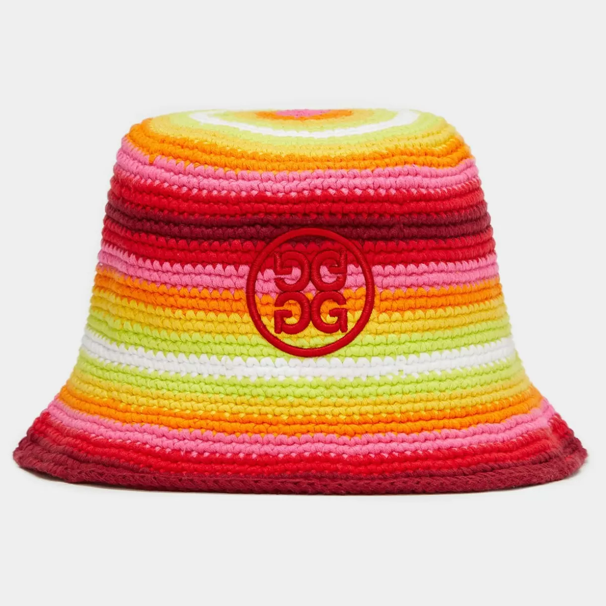 G/FORE Striped Circle G's Crochet Bucket Hat- Hats